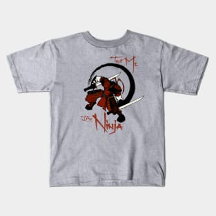 Trust me im Ninja Shirt I Cool Shuriken Sword Japanese Art Kids T-Shirt